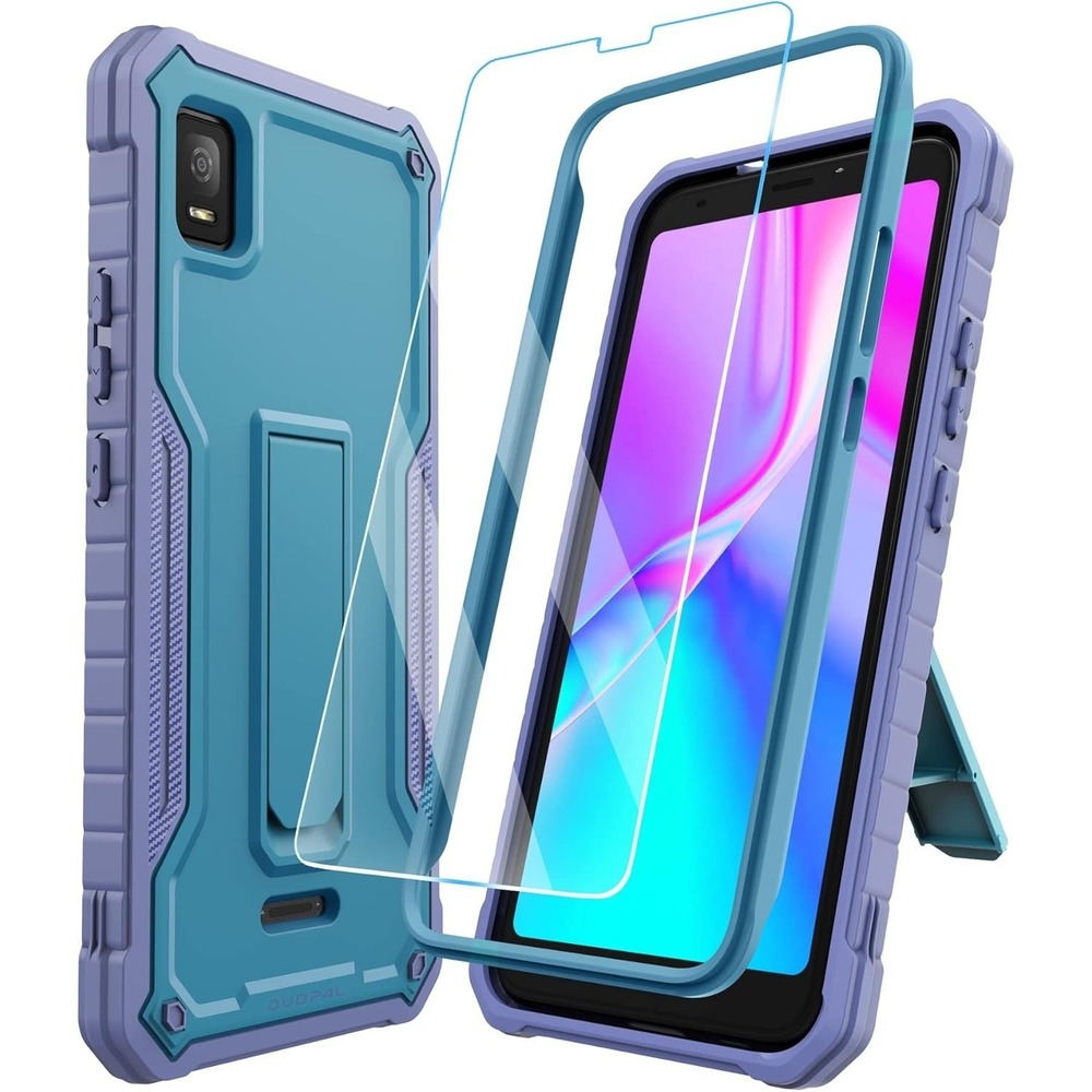 DUOPAL for Cricket Vision Plus Case, Military Grade Protection Shockproof Case w